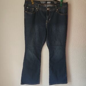 Torrid Dark Blue Boot Cut Jeans
